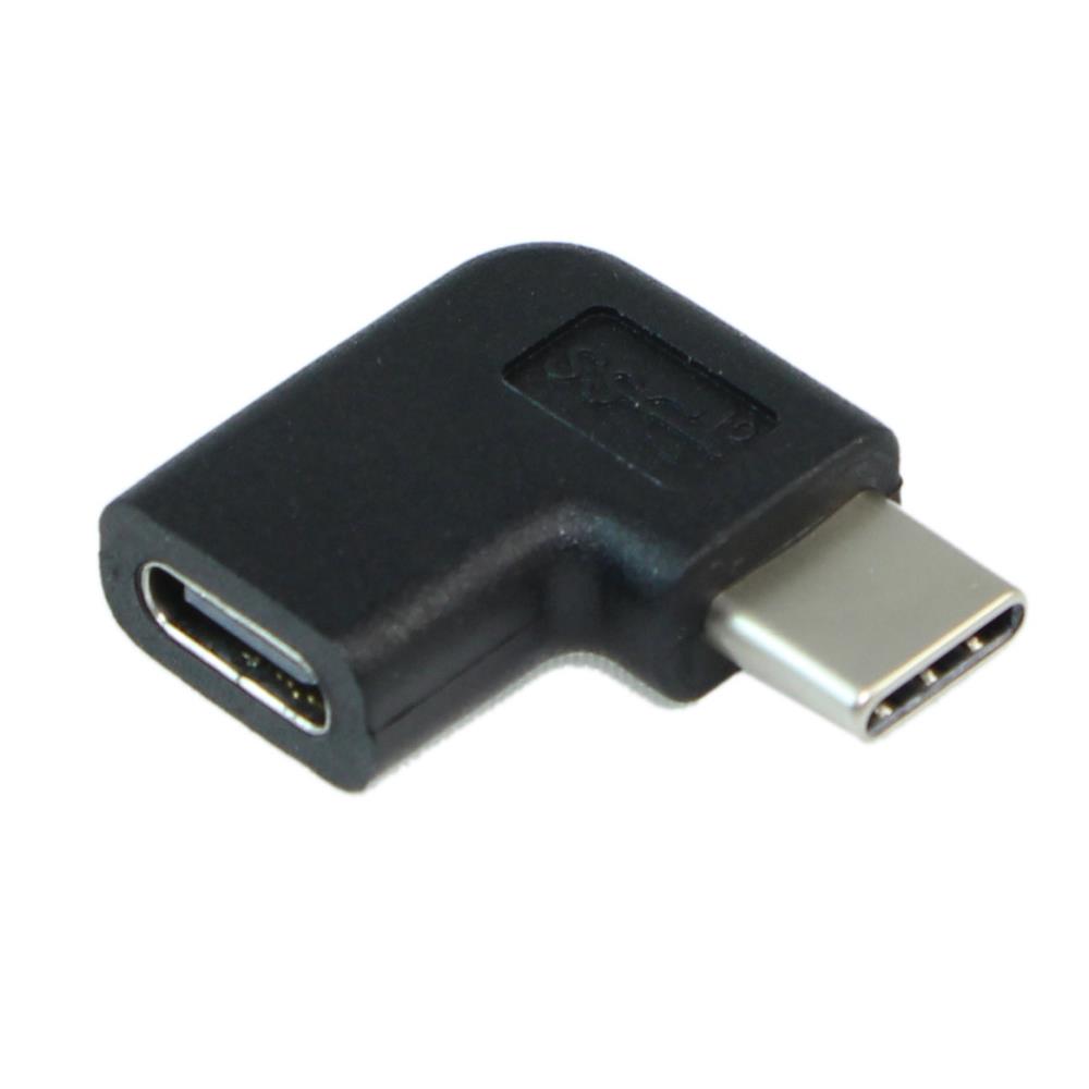 USB-C Right ANGLE Adapter M/F