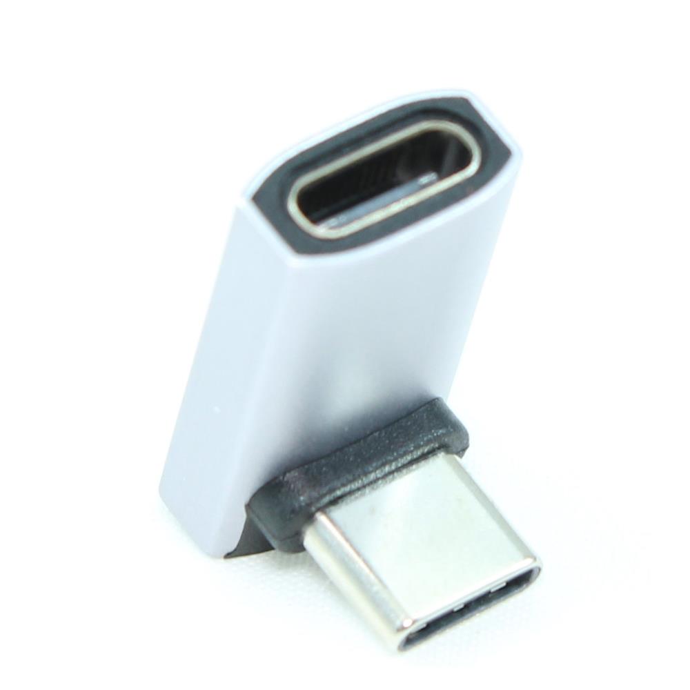 USB4 Type-C M/F Angled Adapter