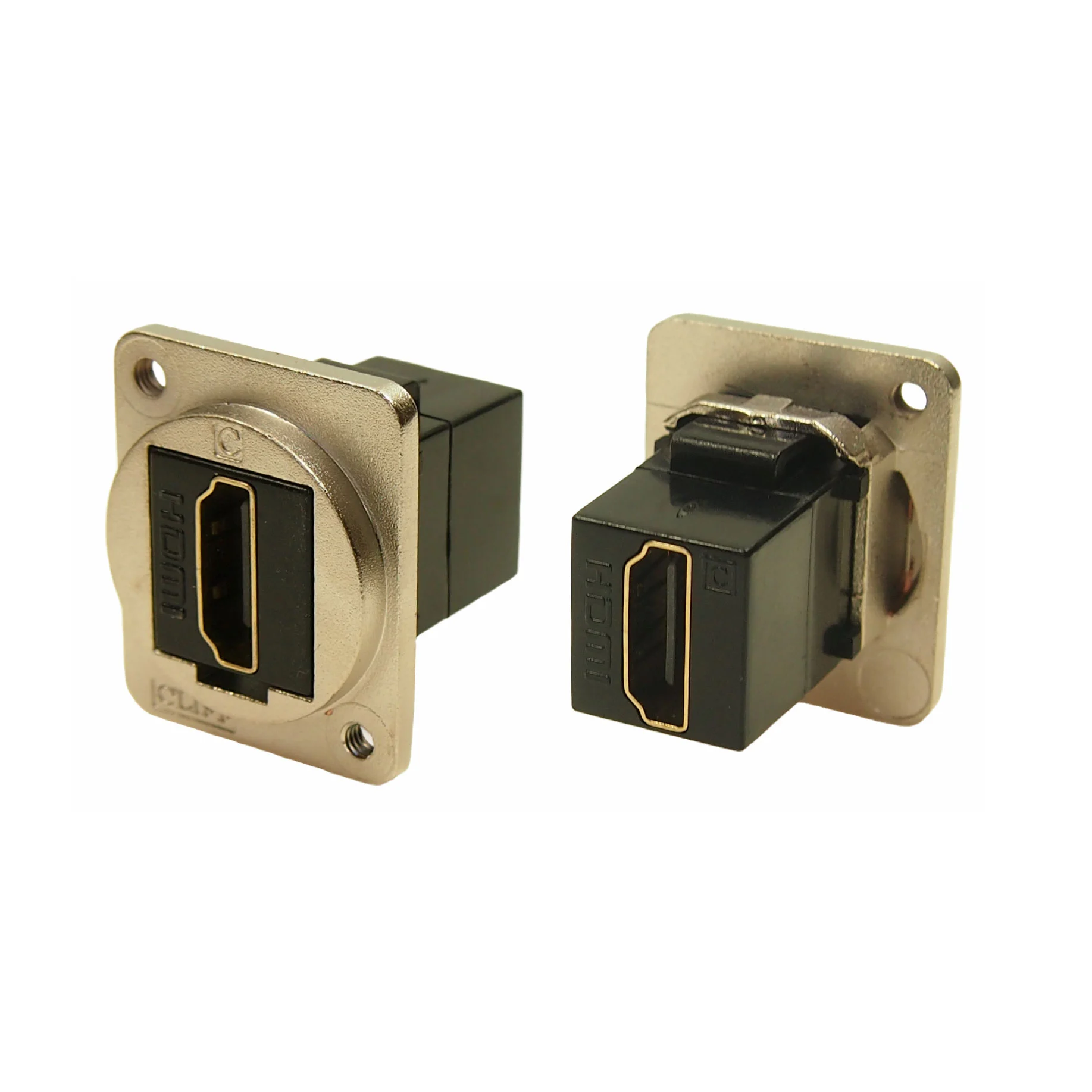 FT METAL HDMI F-F GOLD M3