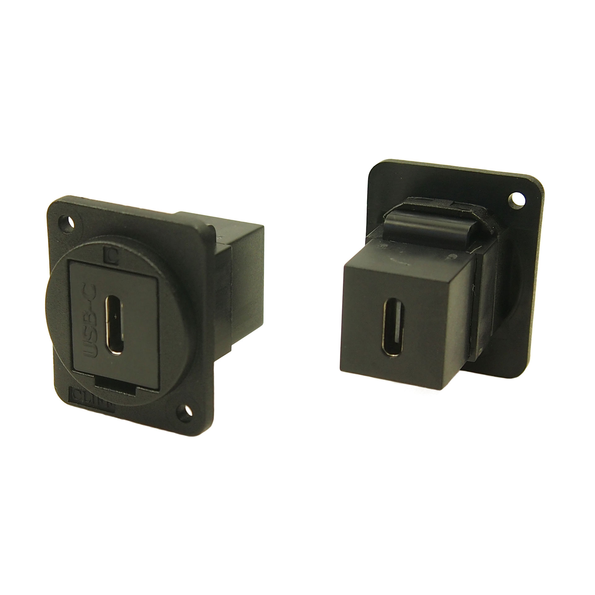 FT USBC F-F 2.5 PLAIN HOLE BLACK