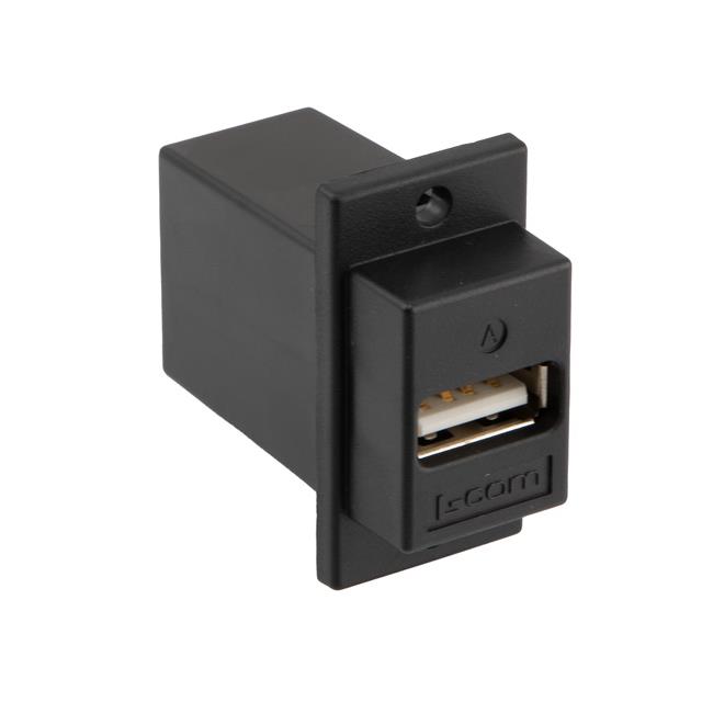 CPLR PNL MNT USB A/B BLK