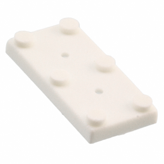 HDWR INS TAB .495 X .245 NYL WHT