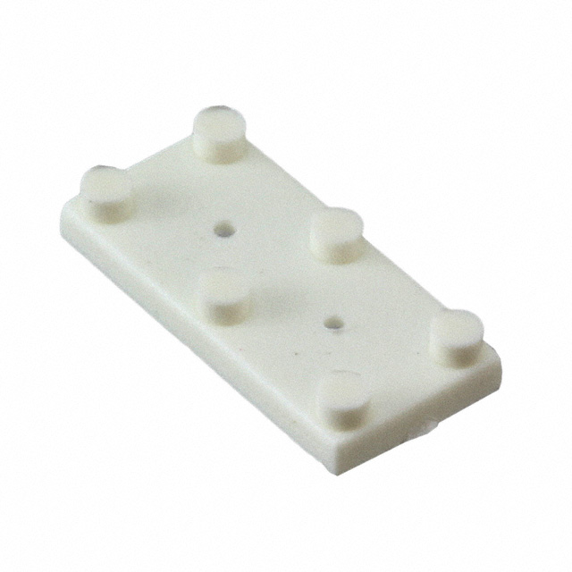 HDWR INS TAB .495 X .245 NYL WHT