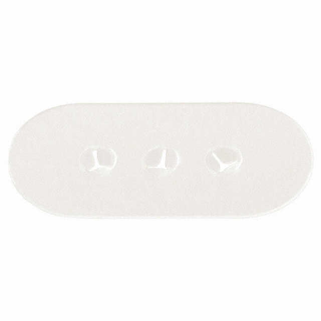 INSULATOR CRYSTAL 3HOLE CLEAR