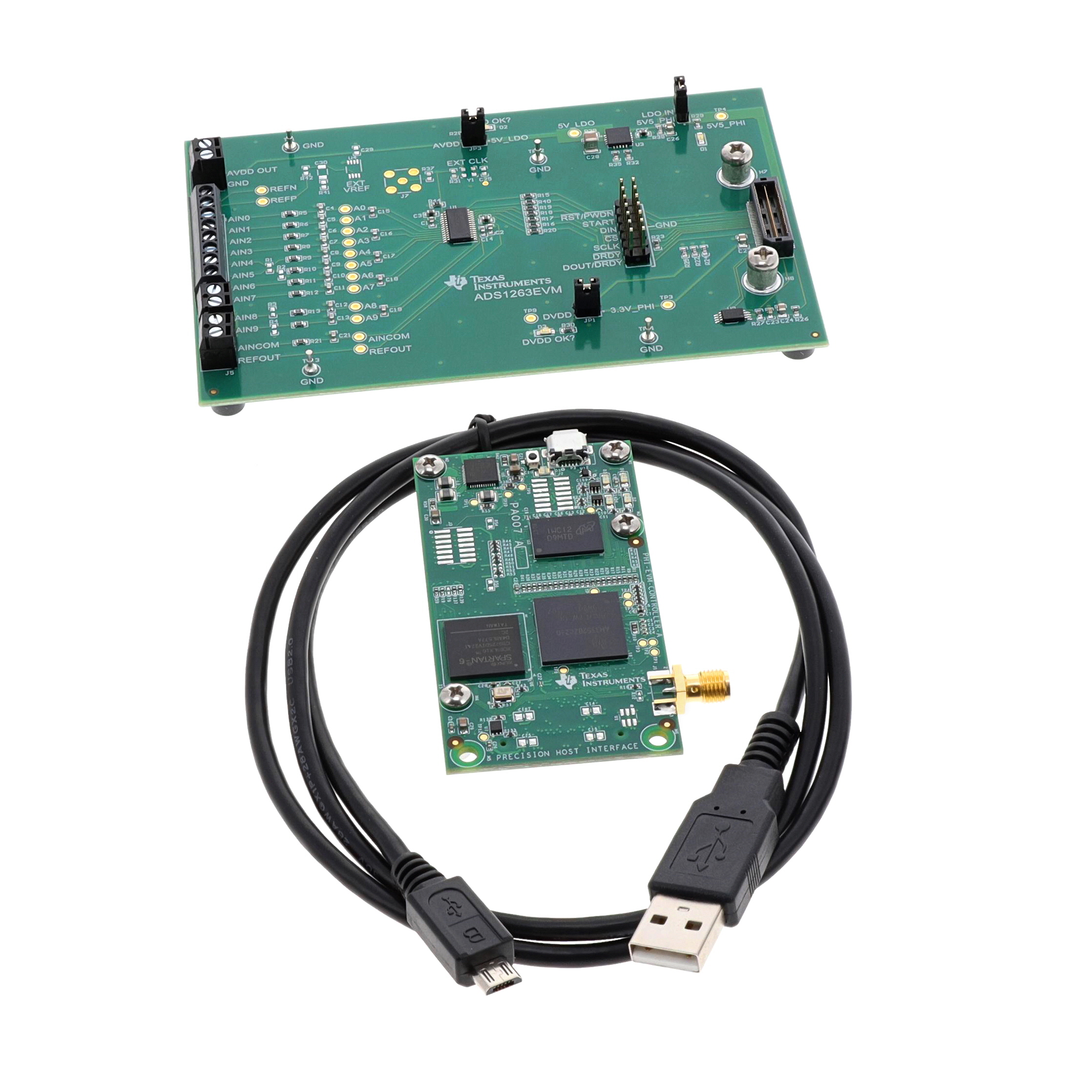 EVAL BOARD FOR ADS1263 EVAL BOARD FOR ADS1263