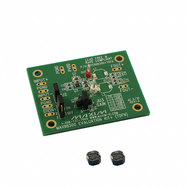 EVAL BOARD FOR MAX98300