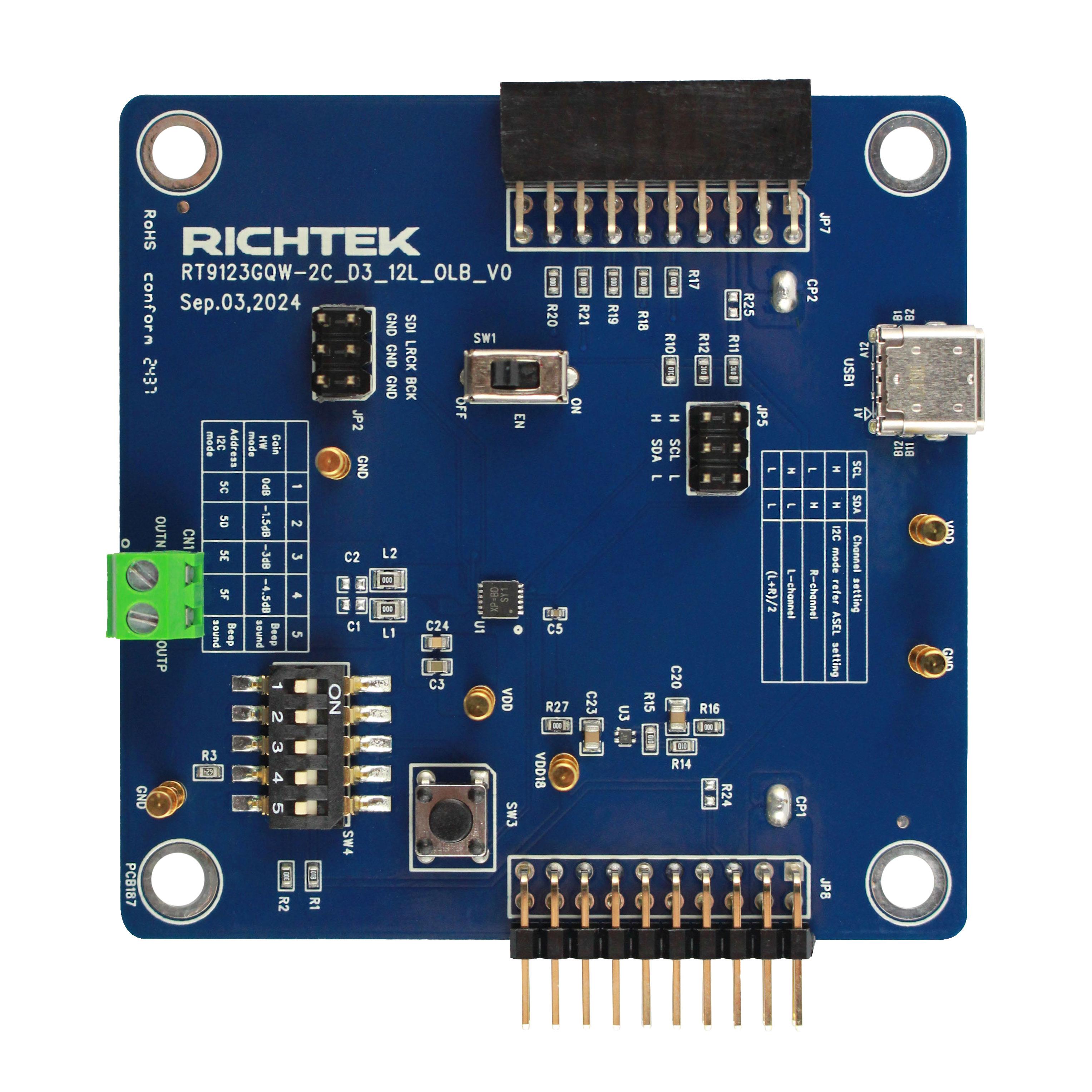 EVAL BOARD OF RT9123GQW-2C