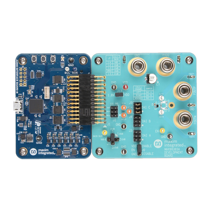 EVAL BOARD FOR MAX98365C