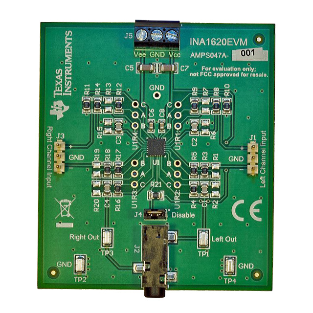 EVAL BOARD FOR INA1620