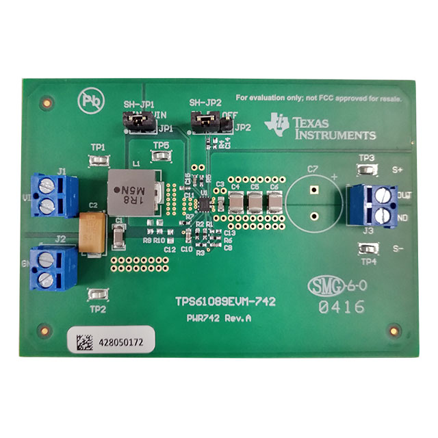 EVAL BOARD FOR TPS61089 EVAL BOARD FOR TPS61089