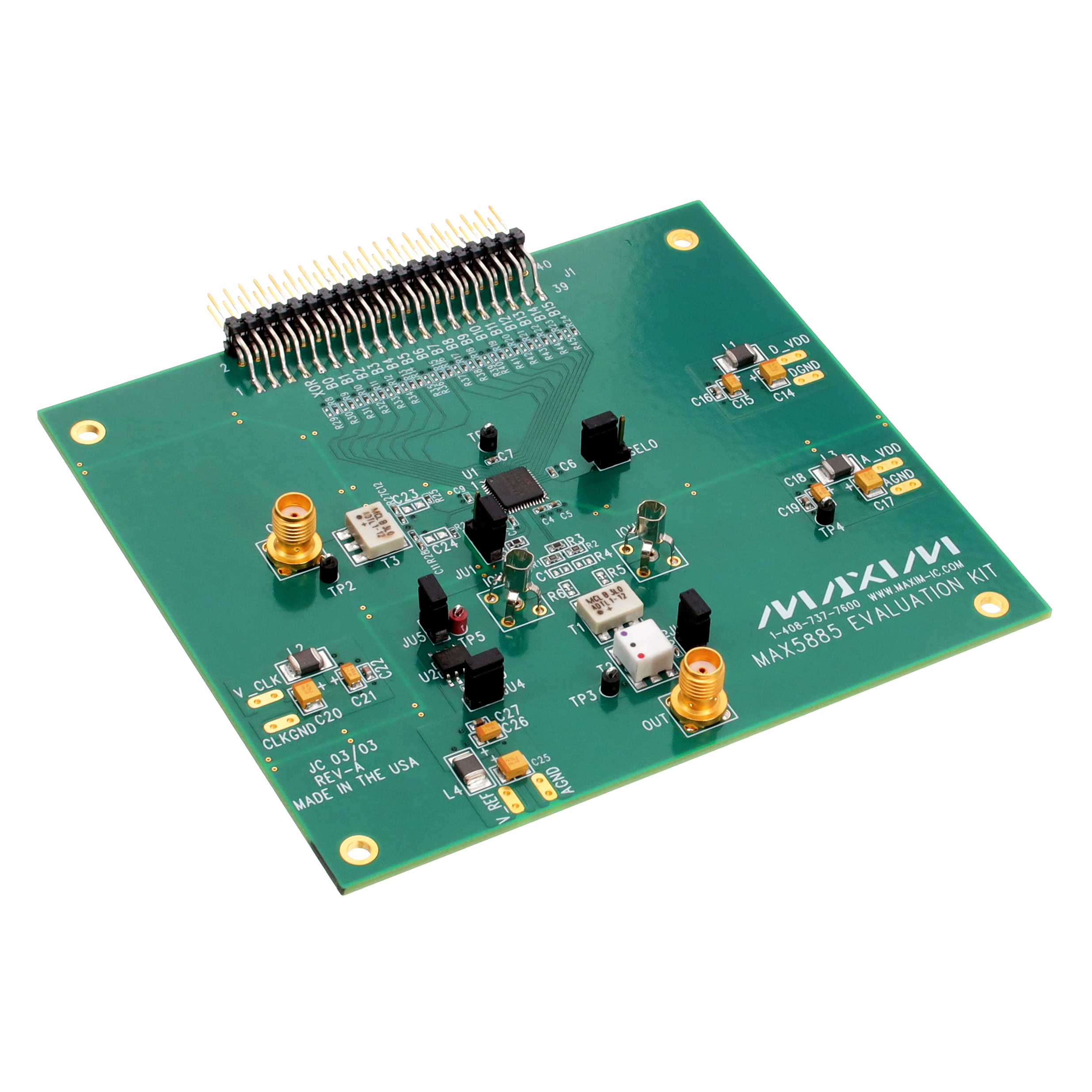 EVAL BOARD FOR MAX5885 EVAL BOARD FOR MAX5885
