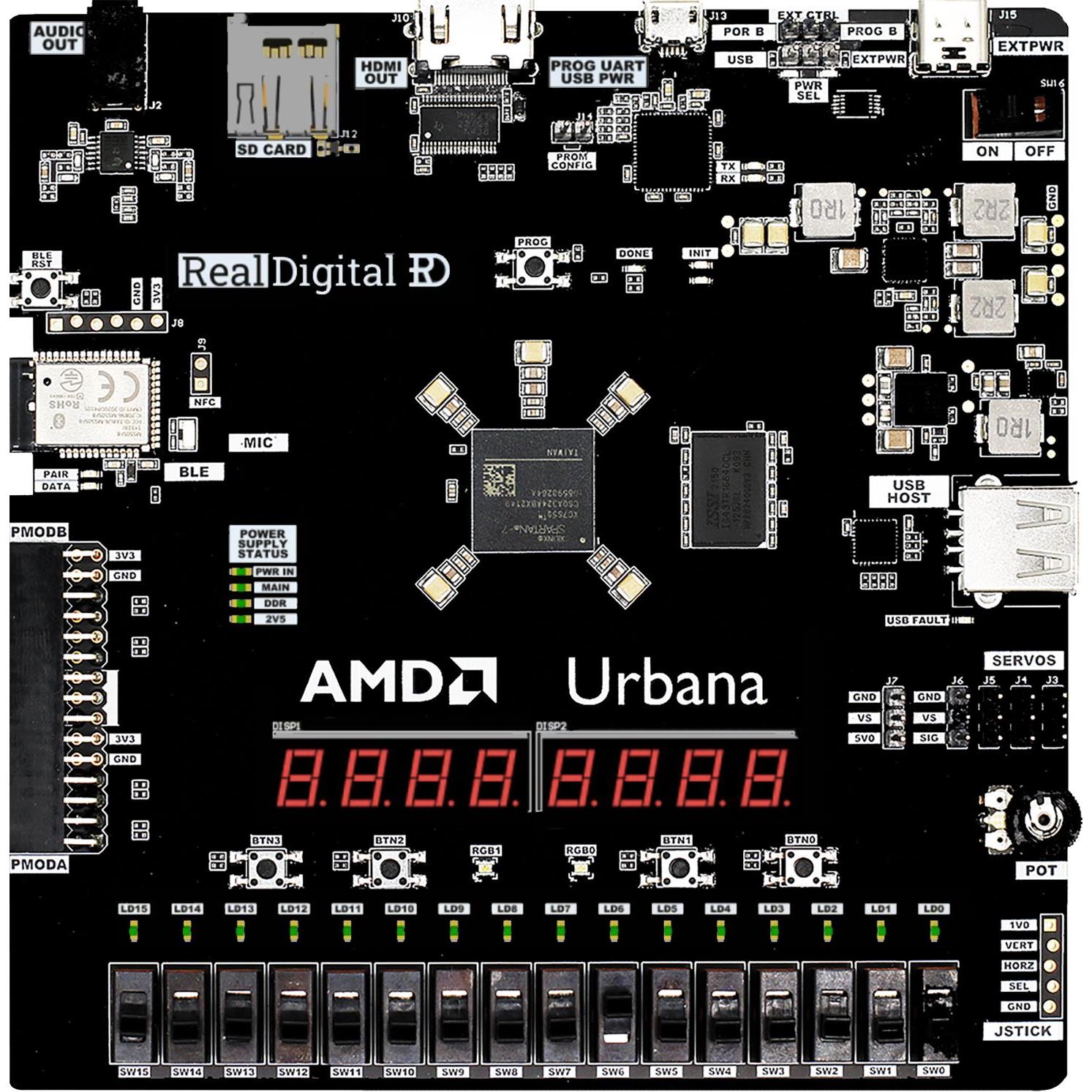 AMD Spartan7/DDR3 FPGA dev board