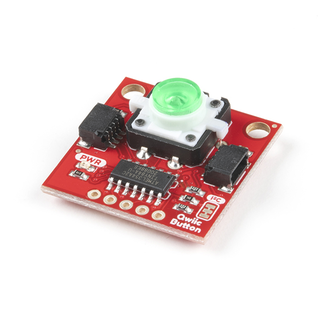 SPARKFUN QWIIC BUTTON - GREEN LE