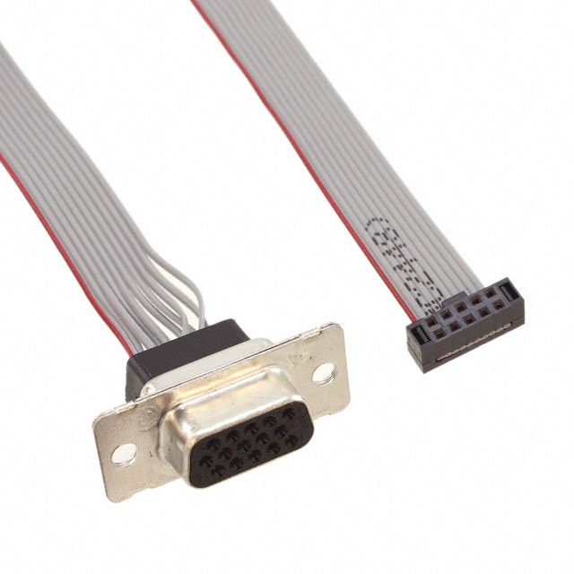 1' 10-PIN TO 2 MM 15-PIN VGA