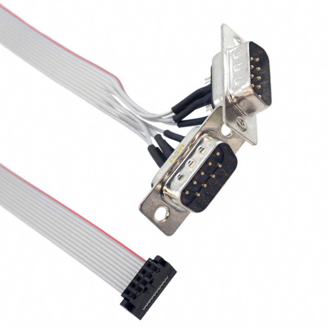 12" 10-PIN 2 MM TO 2 5-PIN D-SUB