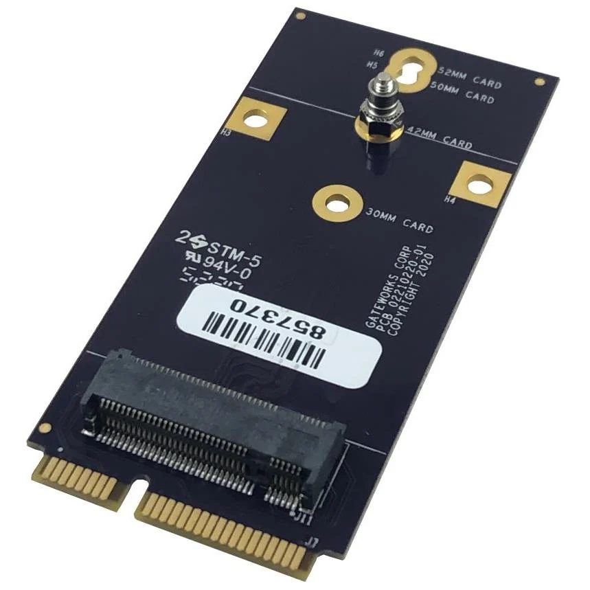 Mini-PCIe to M.2 BKey-PCIe-USB2