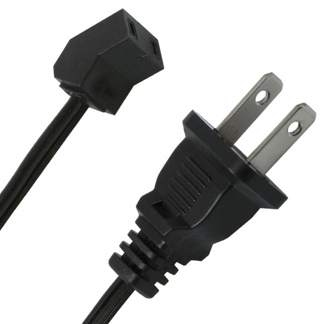 POWER CORD W/PLUG FAN 45DEG 72"