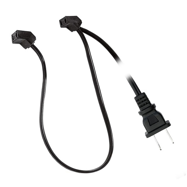 FAN CORD 45DEG 2POS 1-15PLUG