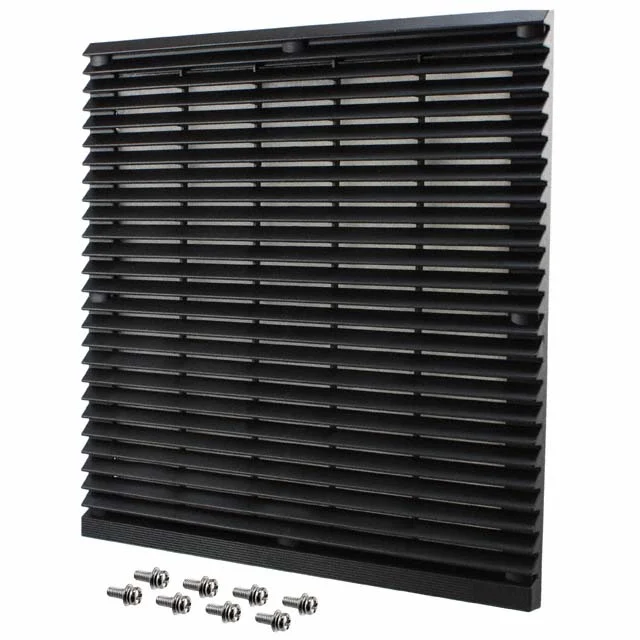 FAN GUARD LOUVERED 254MM BLACK