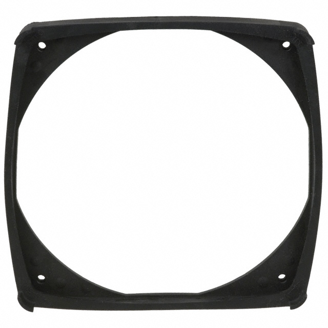 FAN SLEEVE 119MM BLACK RUBBER