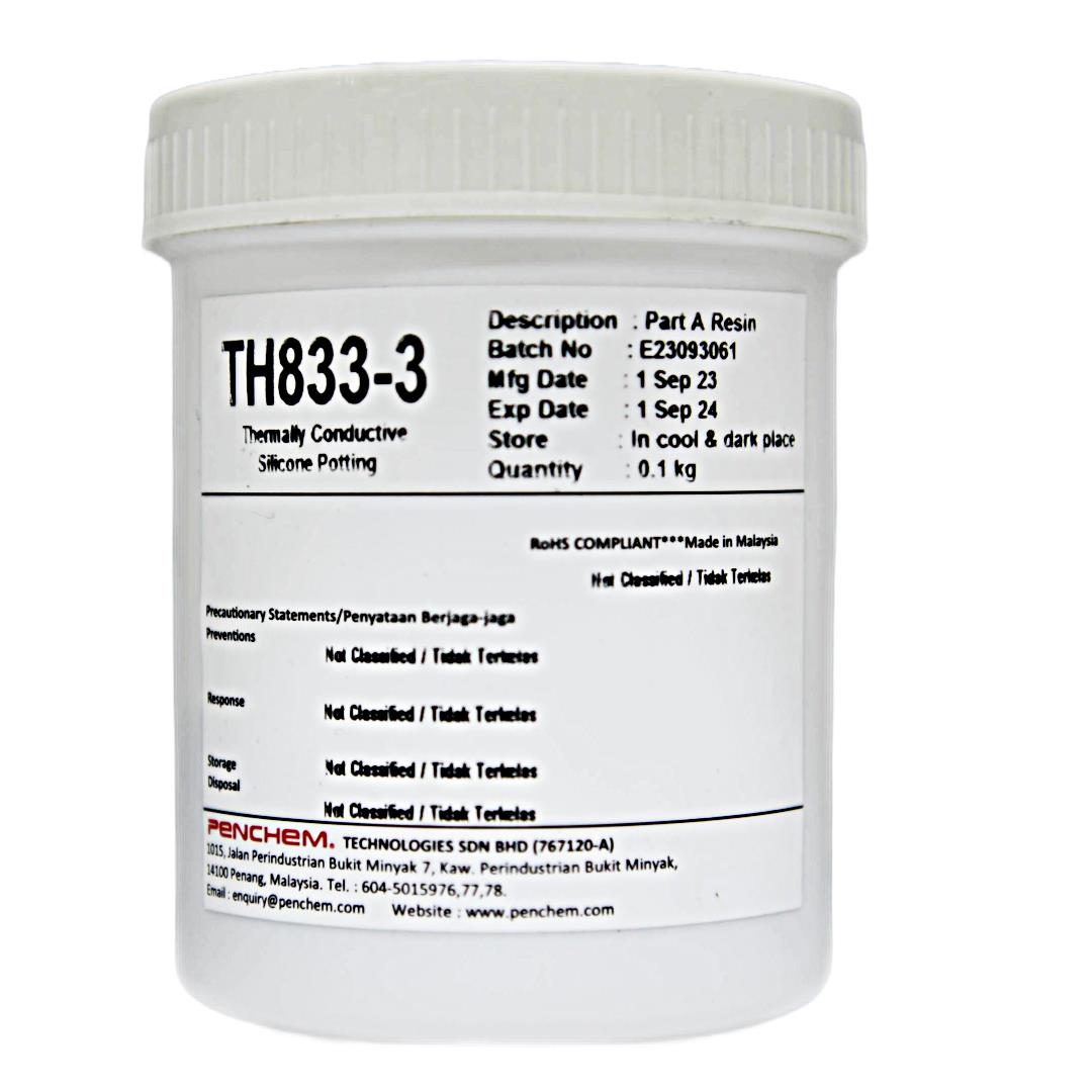 Silicone thermal conductive pott