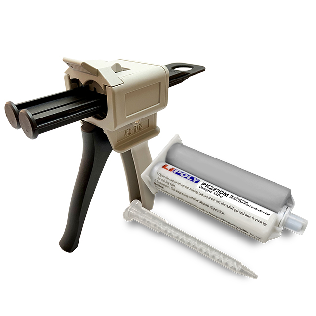 TWO-PART THERMAL LIQUID GAP FILL