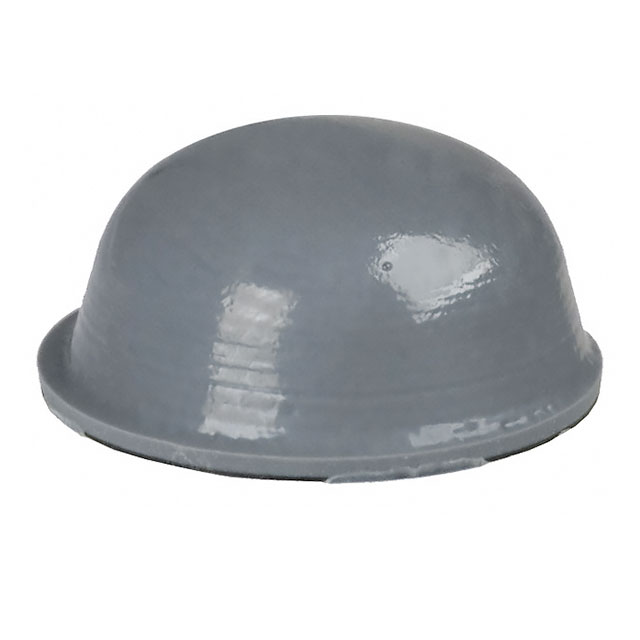 BUMPER CYLINDRICAL 0.44" DIA GRY