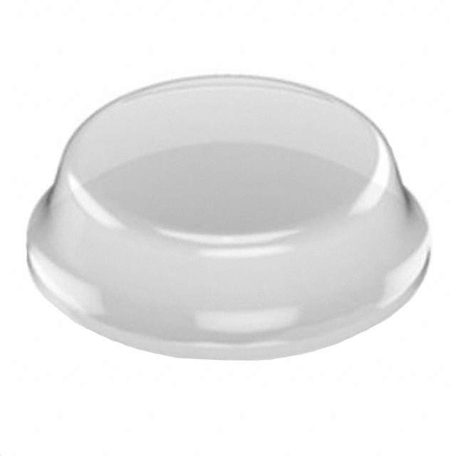 BUMPER CYLINDRICAL 0.5" DIA CLR