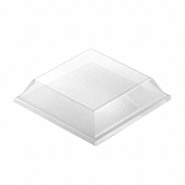 BUMPER SQUARE 0.5"L X 0.5"W CLR