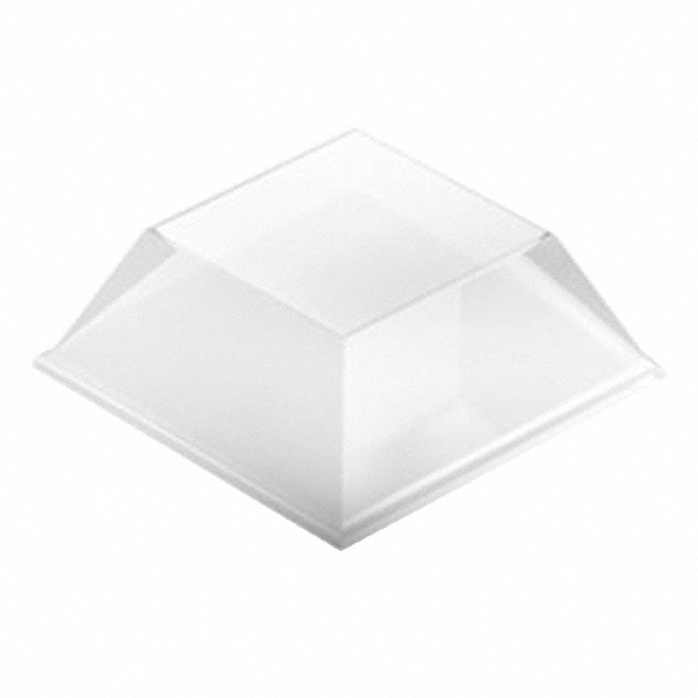 BUMPER SQU 0.81"L X 0.81"W CLR