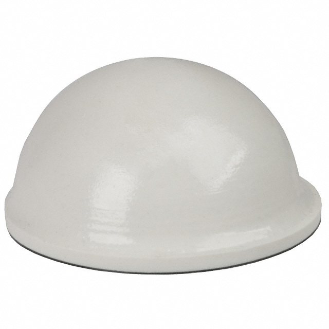 BUMPER CYLINDRICAL 0.63" DIA WHT