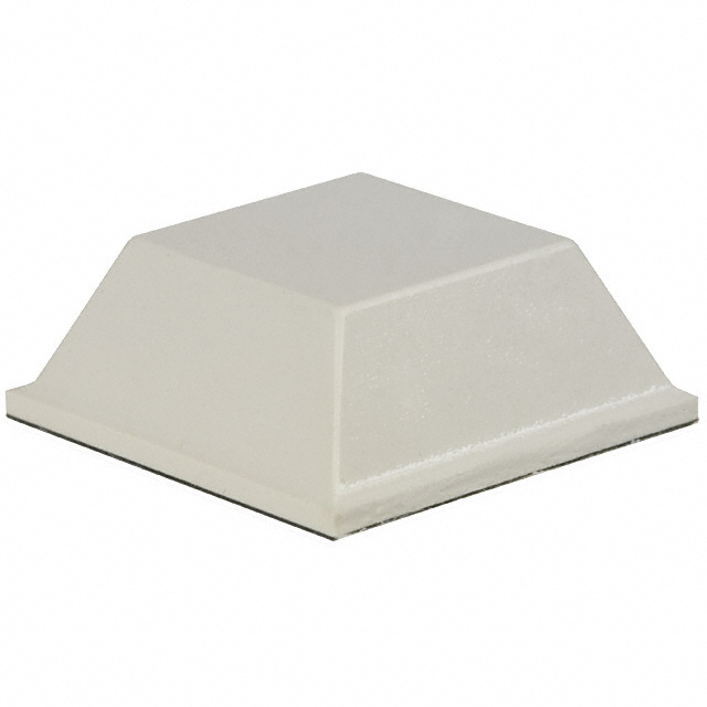 BUMPER SQU 0.812"L X 0.812"W WHT