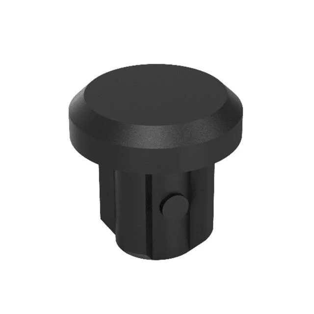 FOOT CYLINDRICAL 0.36" DIA BLACK