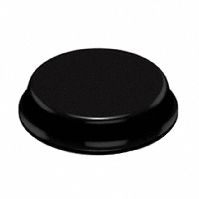 BUMPER CYLINDRICAL 0.75" DIA BLK