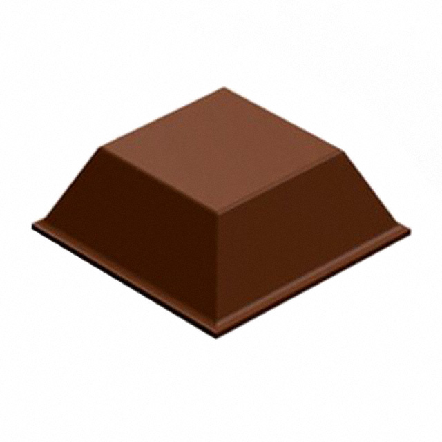 BUMPER SQU 0.81"L X 0.81"W BRN