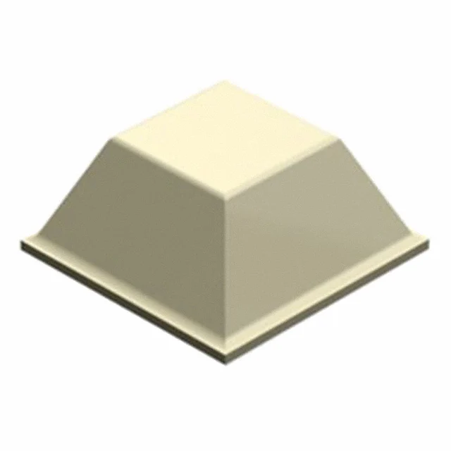 BUMPER SQUARE 0.5"L X 0.5"W WHT