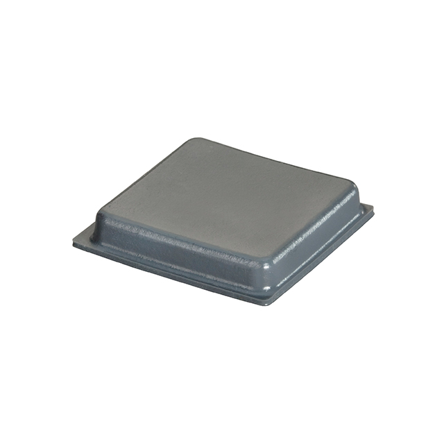 BUMPER 1.00" SQUARE X .18" GRY