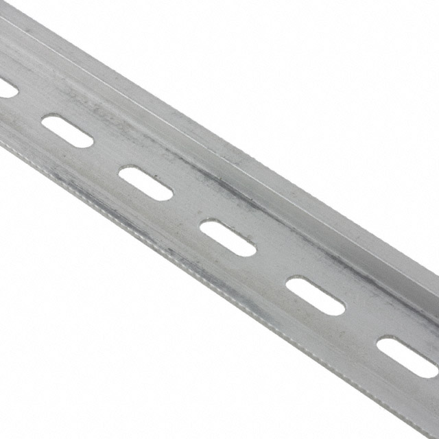 DIN RAIL 35MM SLOTTED 39" ALUM