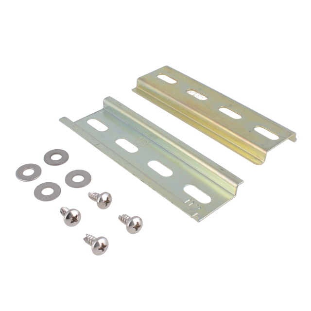 DIN RAIL SLOTTED 4"