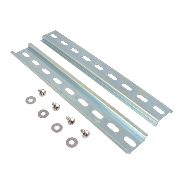 DIN RAIL SLOTTED 10"