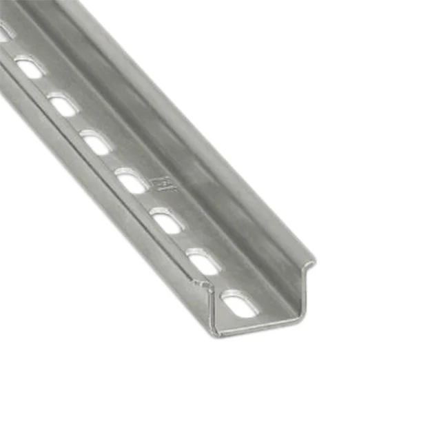 DIN RAIL 35MMX15MM SLOT 45" STL