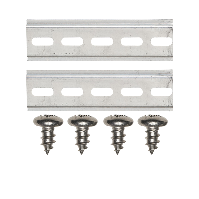 DIN RAIL SLOTTED 5"