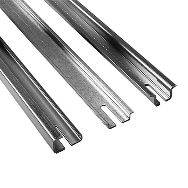 DIN RAIL 35MMX7MM SLOTTED 9.7"