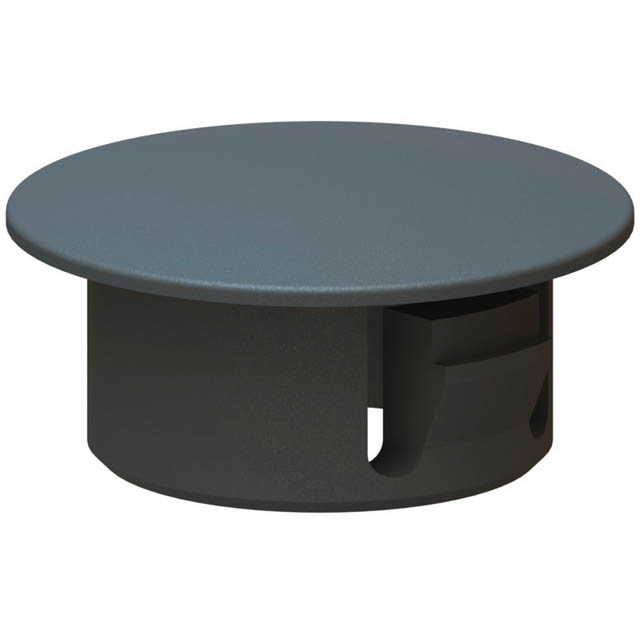 HOLE PLUG 0.468" NYLON BLACK