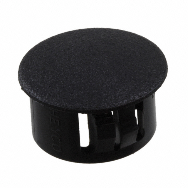 HOLE PLUG 0.625" NYLON BLACK