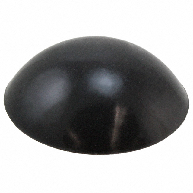 HOLE PLUG 0.500" SILICONE BLACK