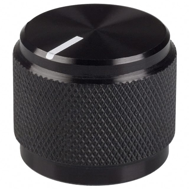 KNOB KNURLED 0.250" METAL