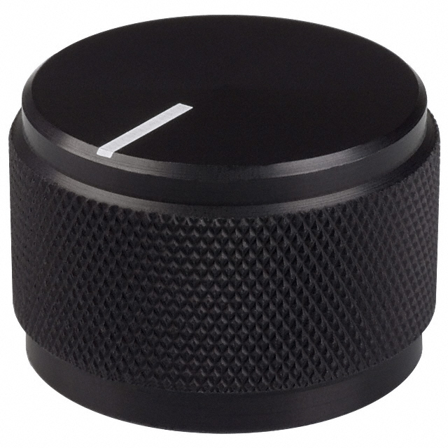 KNOB KNURLED 0.250" METAL