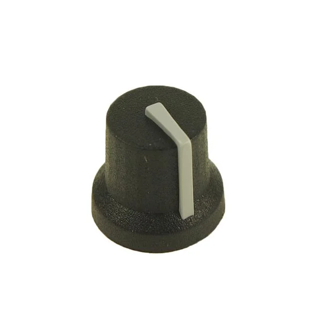 KNOB K87MBR BLACK 6MM SPL GREY