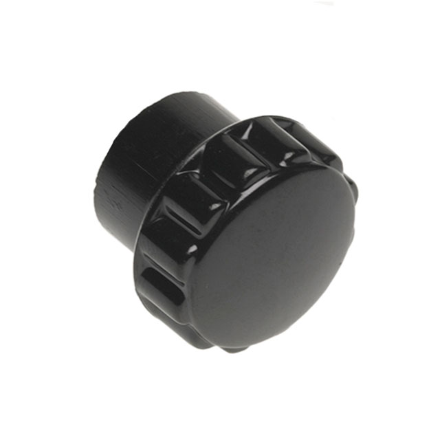 KNOB FLUTED 1/4"-20 PLASTIC